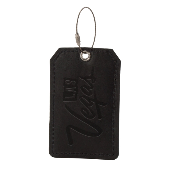 HOOPER Leather Luggage Tag