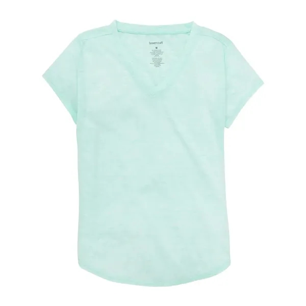 Boxercraft Girls' Snow Heather V-Neck T-Shirt