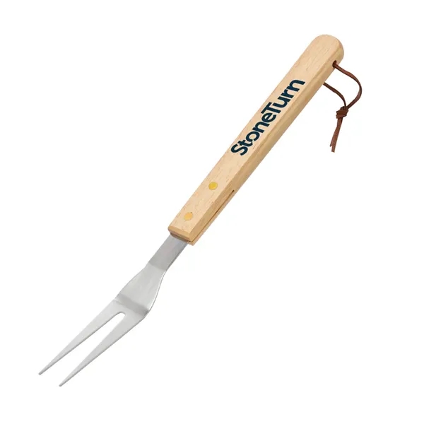 Deluxe Wood Handle BBQ  Fork