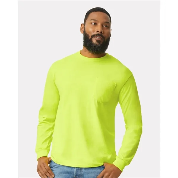 Gildan Unisex Ultra Cotton® Long Sleeve Pocket T-Shirt