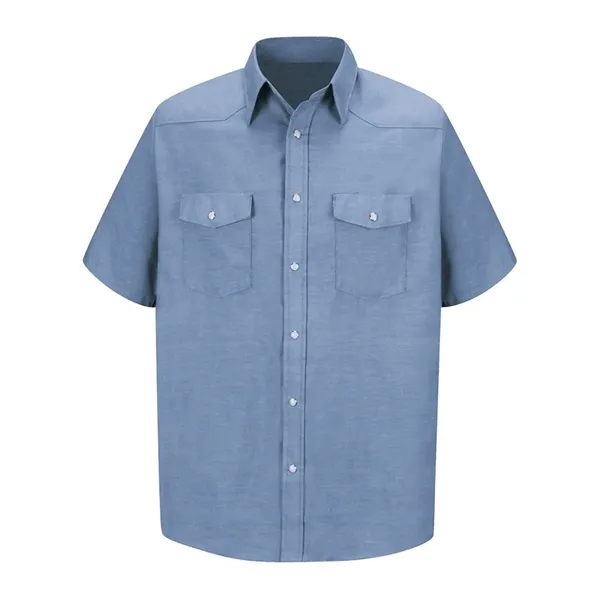 Red Kap Men's Tall Deluxe Western Style Short Sleeve Shirt