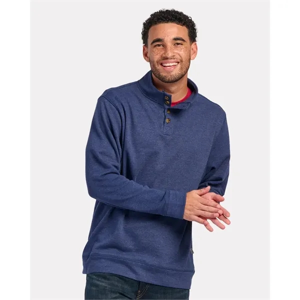 Boxercraft Men's French Terry Button Pullover