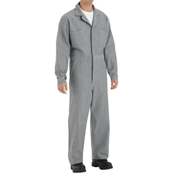 Red Kap Men's Button-Front Cotton Coverall