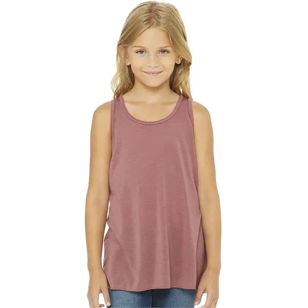 BELLA + CANVAS Youth Flowy Racerback Tank