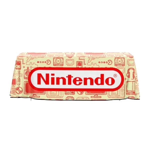 48 Hour Rush 6' Full Color Drape Table Throw