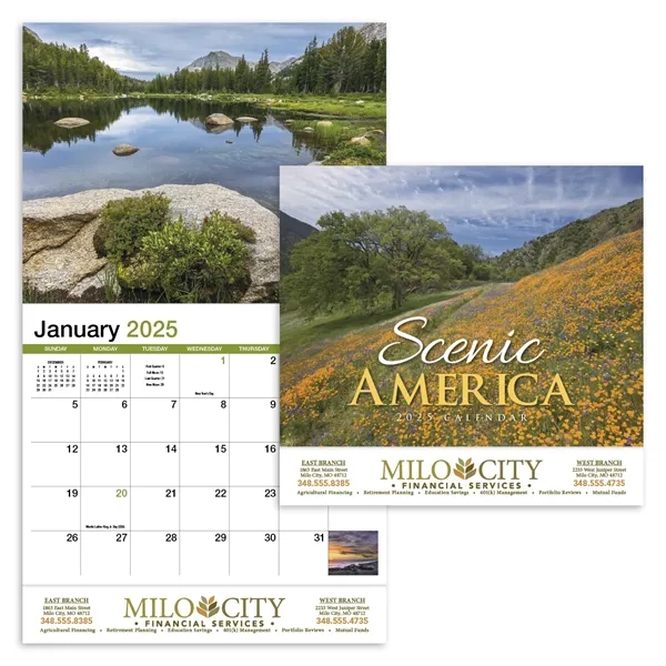 Products Scenic America® Appointment Calendar - Stapled
