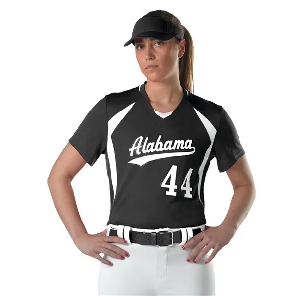 Alleson Athletic Girls' Short Sleeve Fastpitch Jersey