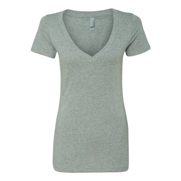 Next Level Women's CVC Deep V-Neck T-Shirt