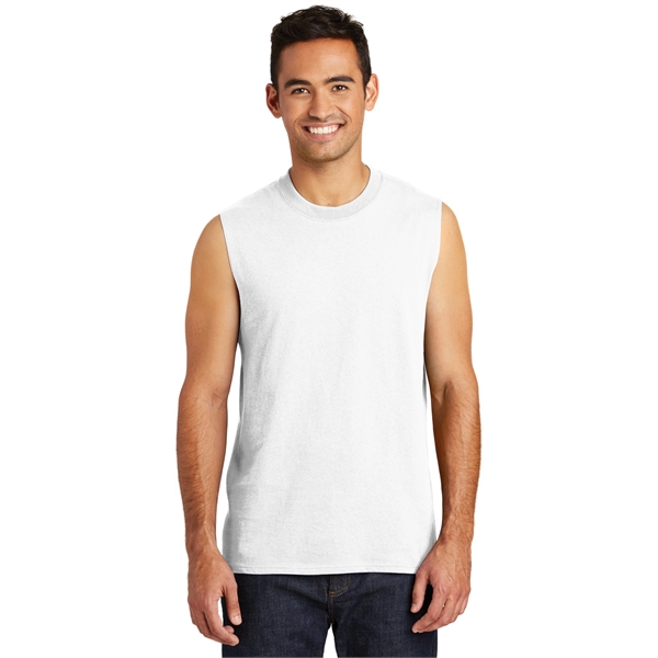 Port & Co Core Cotton Sleeveless Tee.