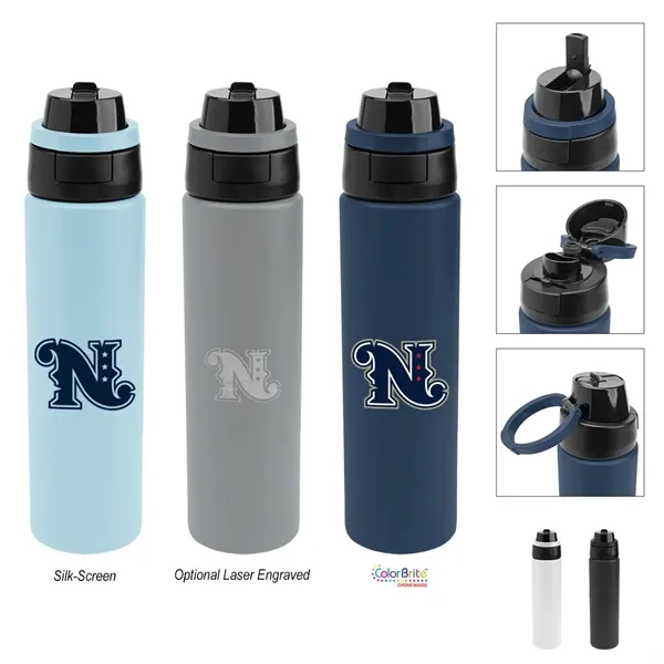 32 Oz. Pop Sip & Chug Recycled Single Wall Stainless Stee...