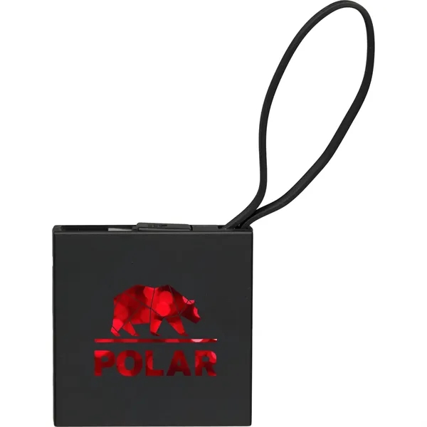 Recycled ABS 2000 mAh Power Bank with Type-C Cable