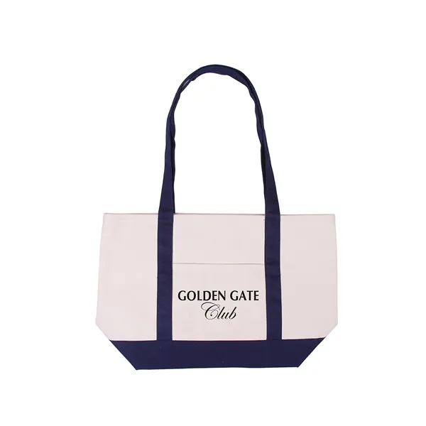 Cotton Canvas Boat Tote Bag