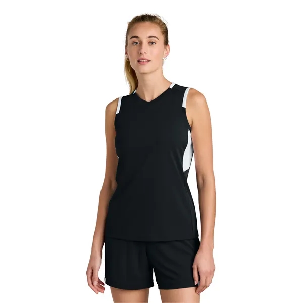 Sport-Tek Women's Club Sleeveless V-Neck