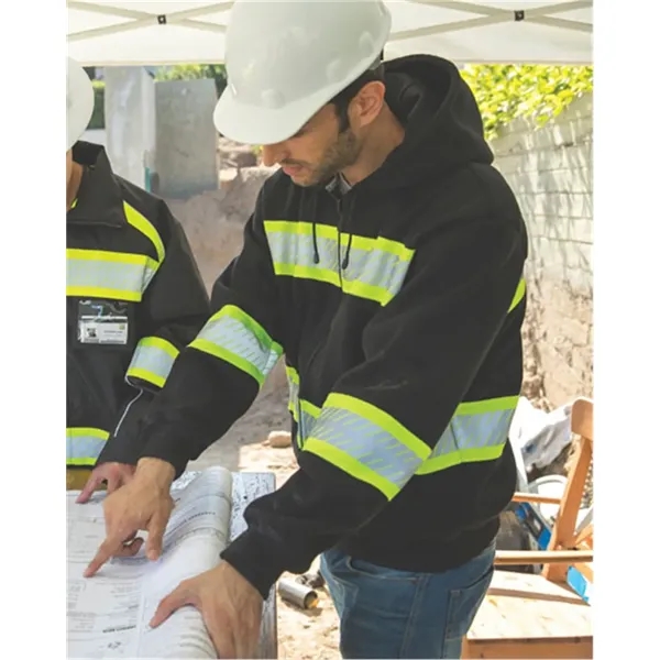 Kishigo Men's EV Series® Enhanced Visibility Full-Zip Hoo...