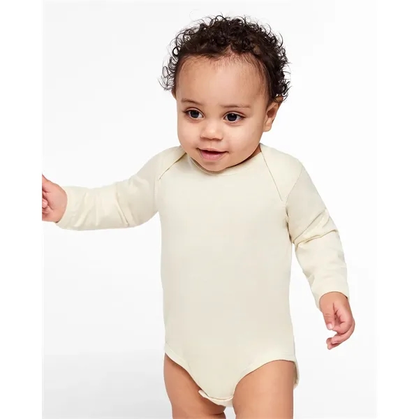 Rabbit Skins Infant Fine Jersey Long Sleeve Bodysuit