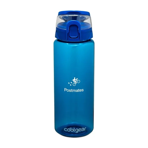 Cool Gear® Cylinder Bottle with Halo Lid - 32 Oz.