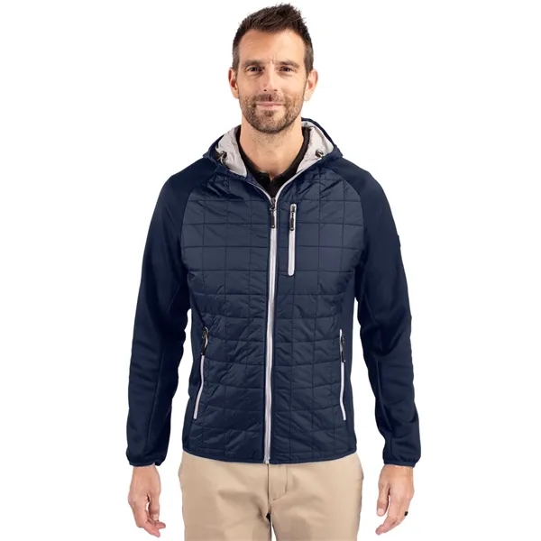 Cutter & Buck Rainier Primaloft Mens Eco Full Zip Hybrid ...