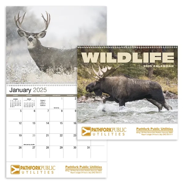Products Wildlife Appointment Calendar - Spiral