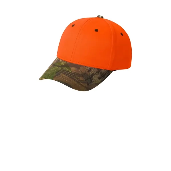 Port Authority Enhanced Visibility Cap with Camo Brim.
