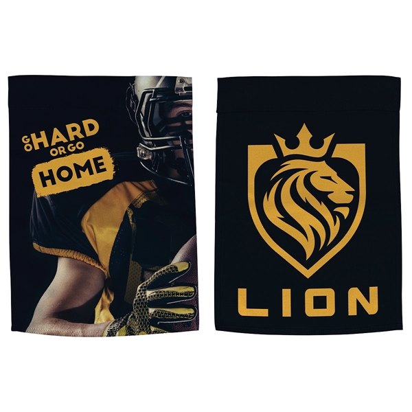 Polyester Poplin Garden Flag 17- x 12- 220GSM Full Color on