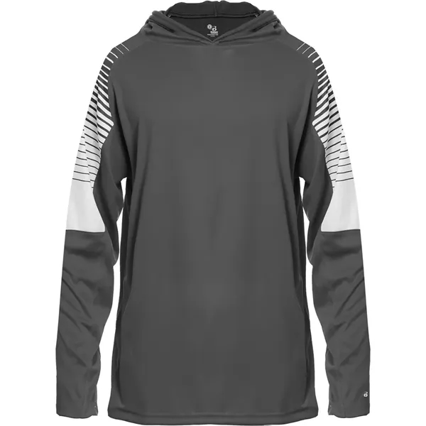 Badger Youth Lineup Hooded Long Sleeve T-Shirt