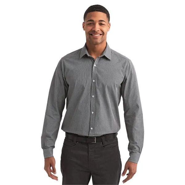 Artisan Collection by Reprime Men's Microcheck Gingham Co...