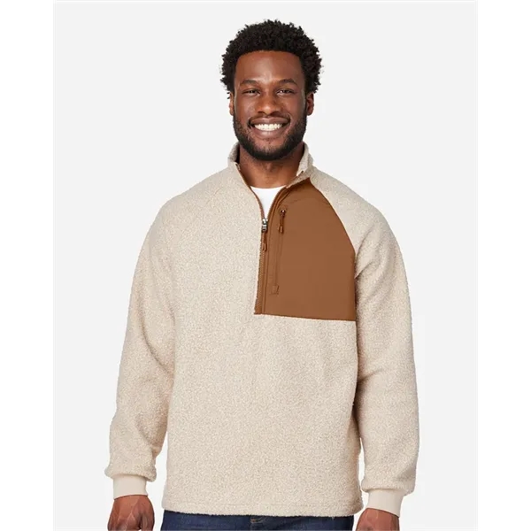 North End Men's Aura Sweater Fleece Quarter-Zip Pullover