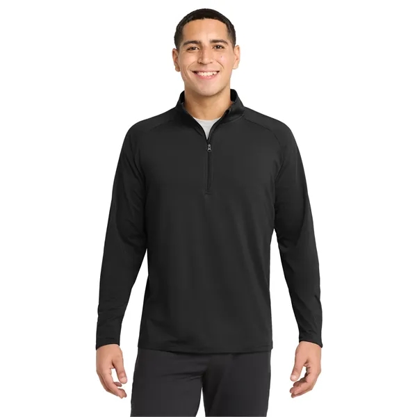 Sport-Tek Sport-Wick Stretch 1/4-Zip Pullover.