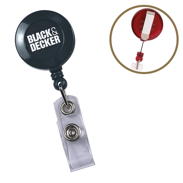 Round Secure-A-Badge Reel