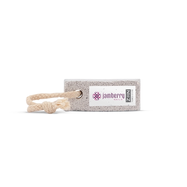 3" x 1" Ceramic Pumice Stone with Cotton Cord
