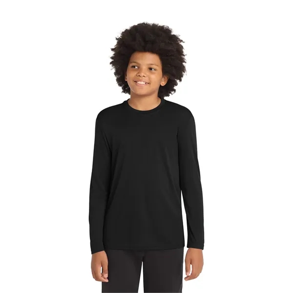 Sport-Tek Youth Long Sleeve PosiCharge Competitor Tee.