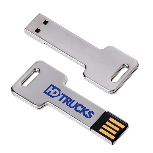 Universal Source® 8 GB Silver Key USB 2.0 Flash Drive