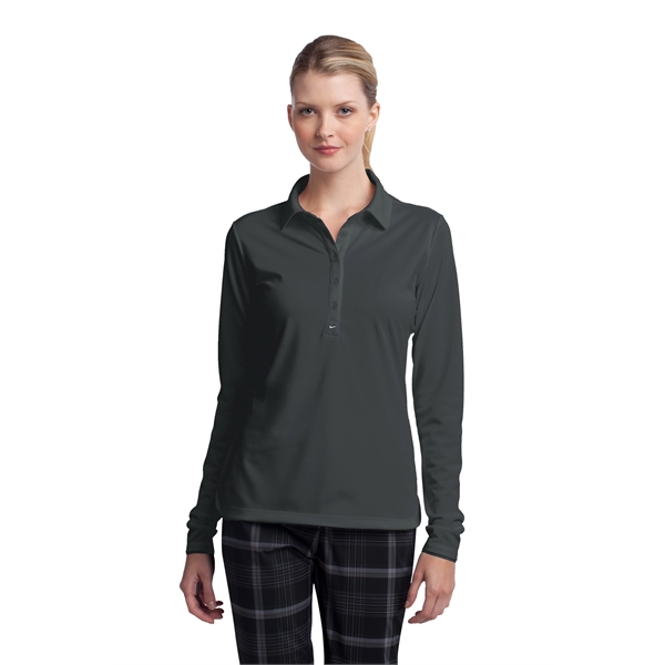 Nike Women's Long Sleeve Dri-FIT Stretch Tech Polo.