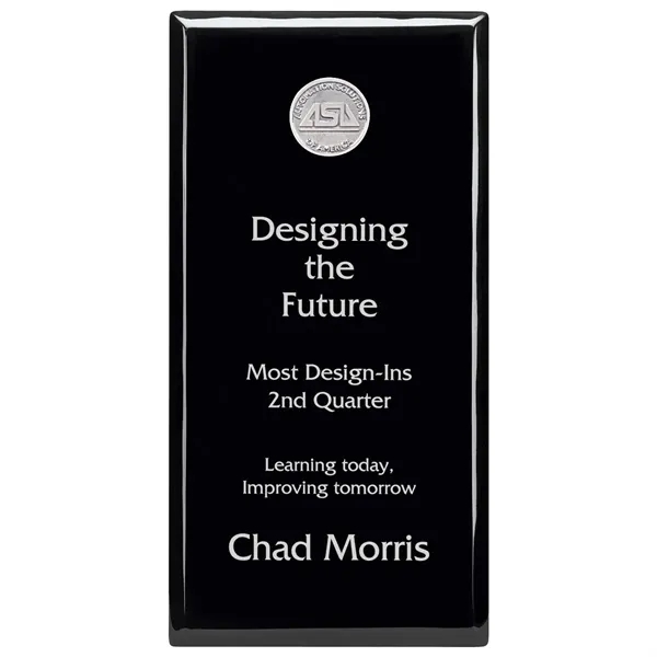 JAFFA® Black Plaque - 6" x 12"