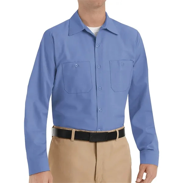 Red Kap Men's Tall Industrial Long Sleeve Work Shirt