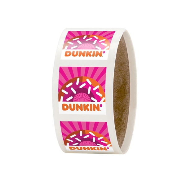 1"x1" Square Roll Labels