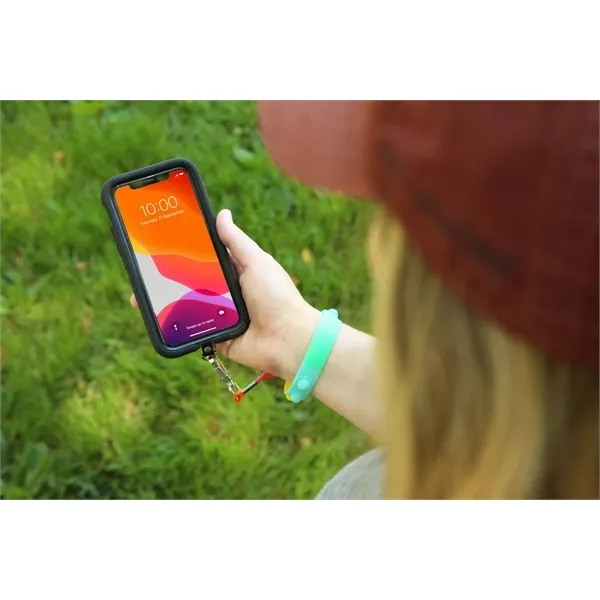 Silicone Fidget Toy Phone Wristlet & Key Holder