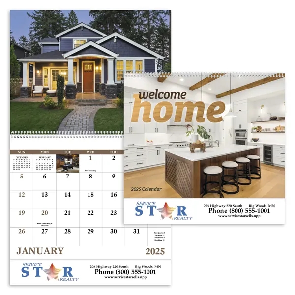 Good Value™ Welcome Home - Spiral Calendar