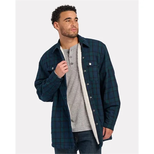 Boxercraft Men's Flannel Sherpa Workshirt Jacket