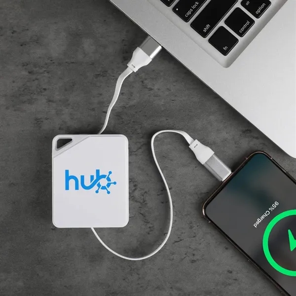 Retractable Charging Cable w/Phone Holder