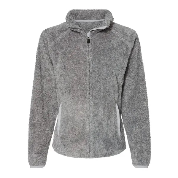 J. America Women's Boundary Shag Frosty Sherpa Full-Zip