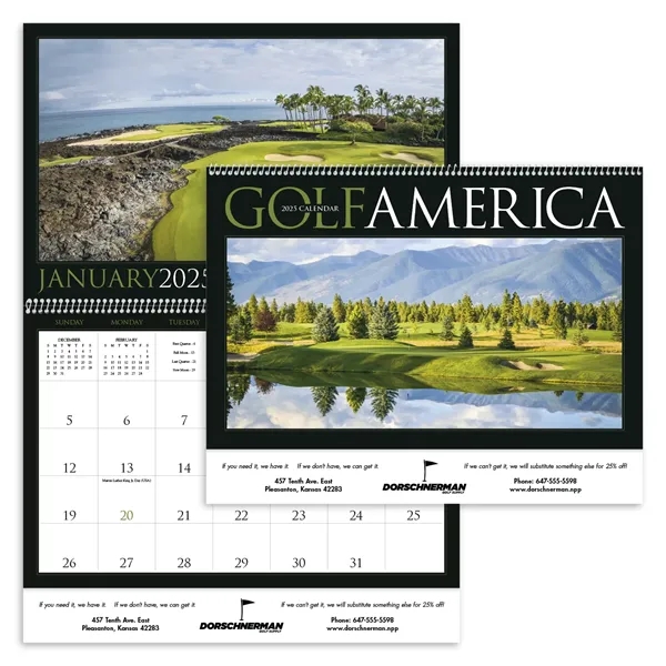 Triumph® Calendars Golf America Calendar