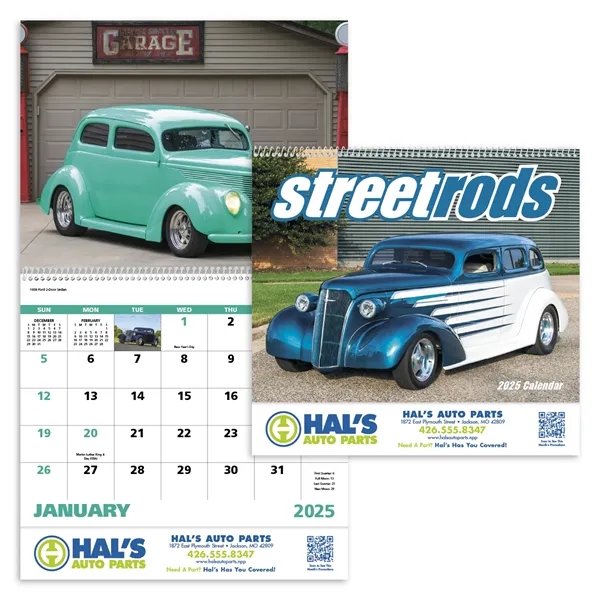 Good Value™ Street Rods - Spiral Calendar