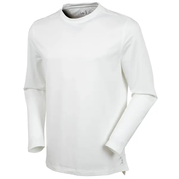 Bobby Jones Men's Gamer Long-Sleeve Jersey Crew Neck Tee