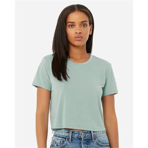 BELLA + CANVAS Women's Flowy Crop Tee