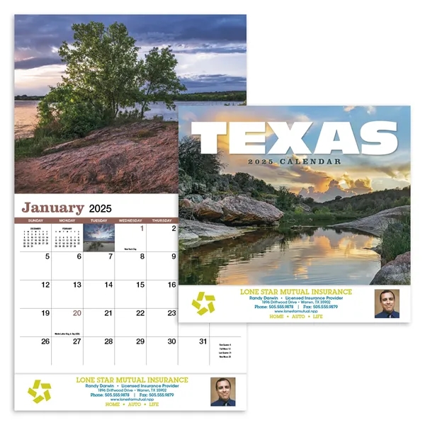 Products Texas Appointment Calendar - Stapled