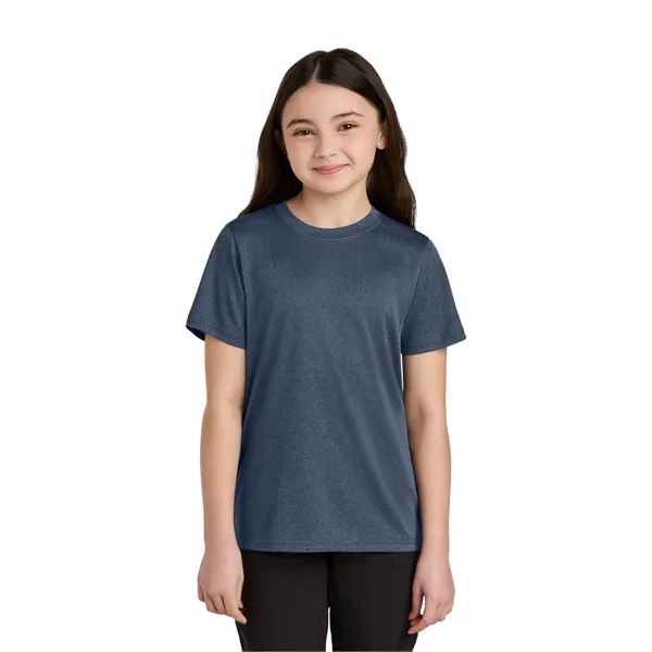 Port & Co Youth Heather Performance Tee