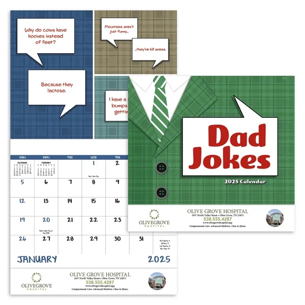 Good Value™ Dad Jokes - Stapled Calendar