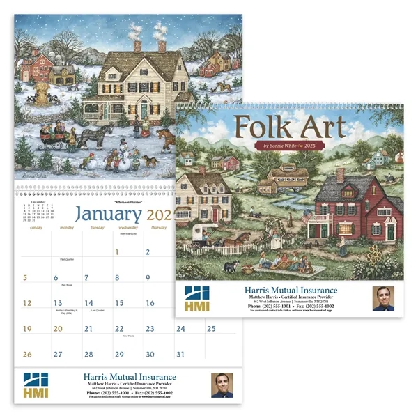 Triumph® Calendars Folk Art Calendar