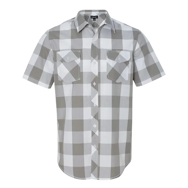 Burnside Men's Buffalo Plaid Short Sleeve Shirt